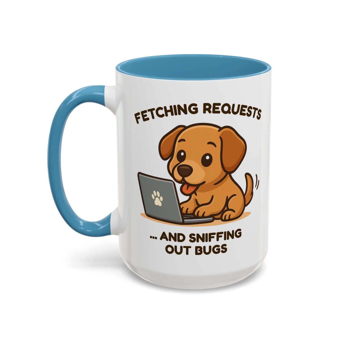 Cute Dog Lover Programmer Mug - Funny Dog Coffee Cup - Gift for Dog Mom or Dog Dad - Pet Owner Gift - Puppy Themed Mug - Gift for Him or Her