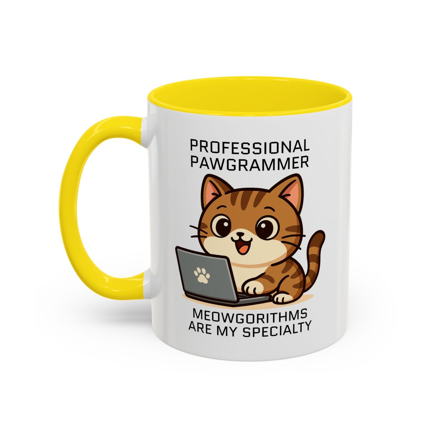 Funny Cat Programmer Mug - Cat Lover Gift - Gift for Him or Her - Coding Mug for Developers - Geeky Tech Coffee Cup - Meowgorithm Joke Mug