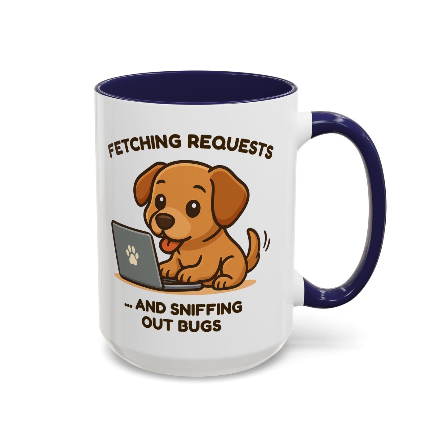 Cute Dog Lover Programmer Mug - Funny Dog Coffee Cup - Gift for Dog Mom or Dog Dad - Pet Owner Gift - Puppy Themed Mug - Gift for Him or Her