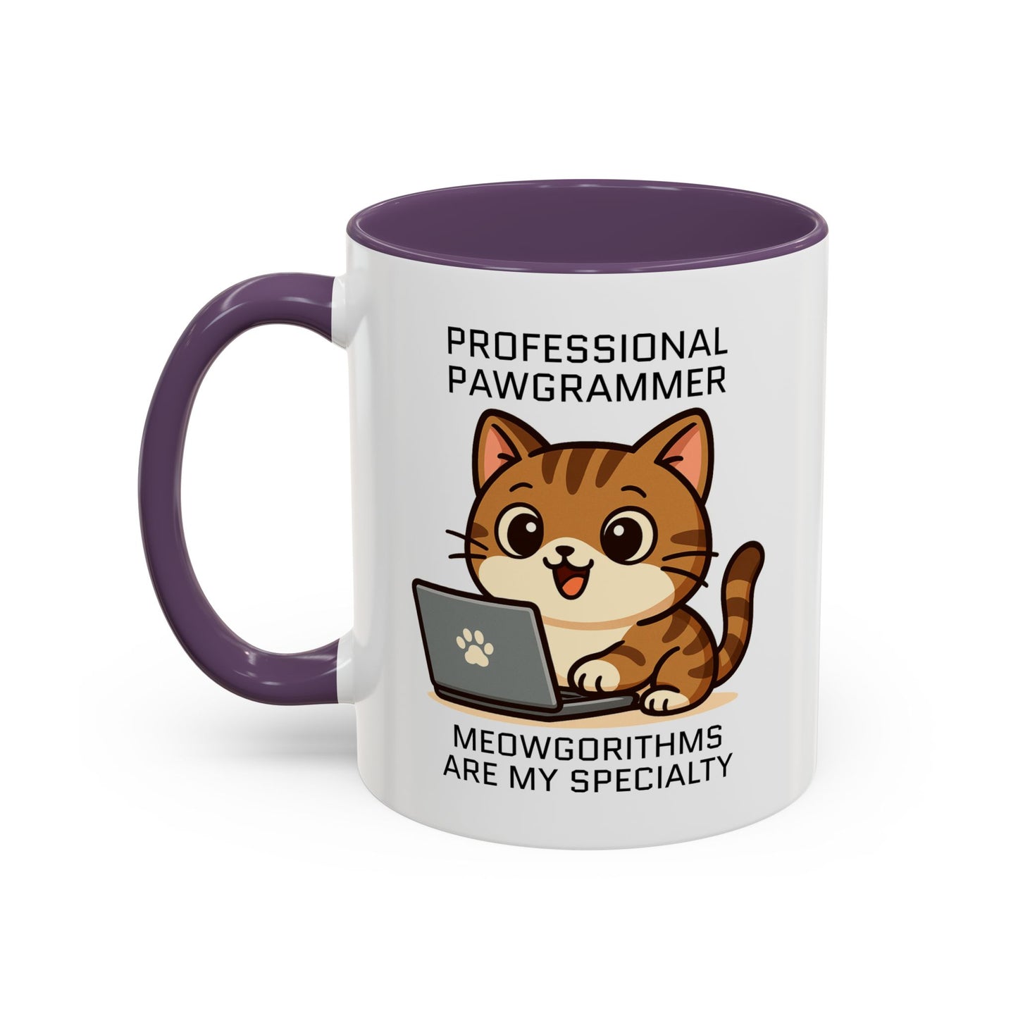 Funny Cat Programmer Mug - Cat Lover Gift - Gift for Him or Her - Coding Mug for Developers - Geeky Tech Coffee Cup - Meowgorithm Joke Mug