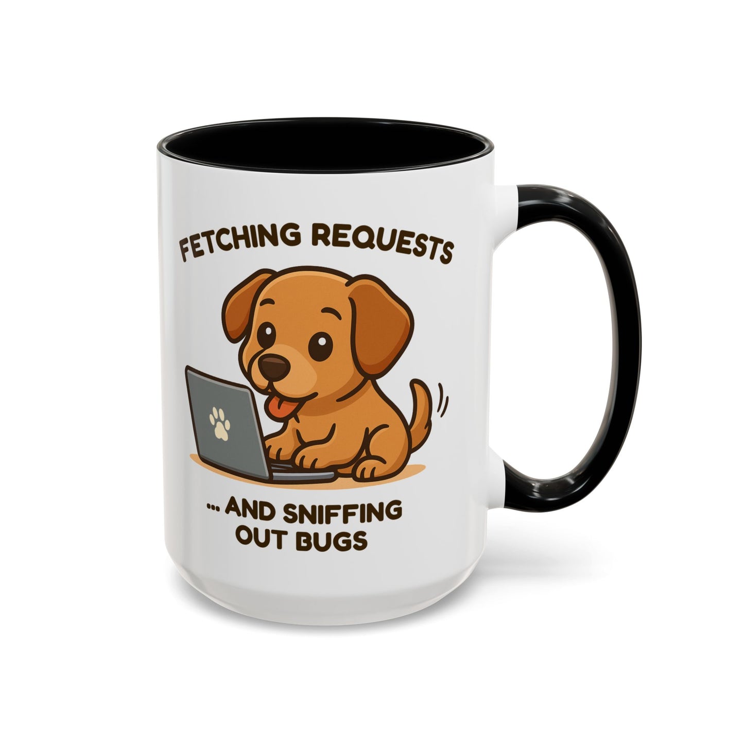 Cute Dog Lover Programmer Mug - Funny Dog Coffee Cup - Gift for Dog Mom or Dog Dad - Pet Owner Gift - Puppy Themed Mug - Gift for Him or Her
