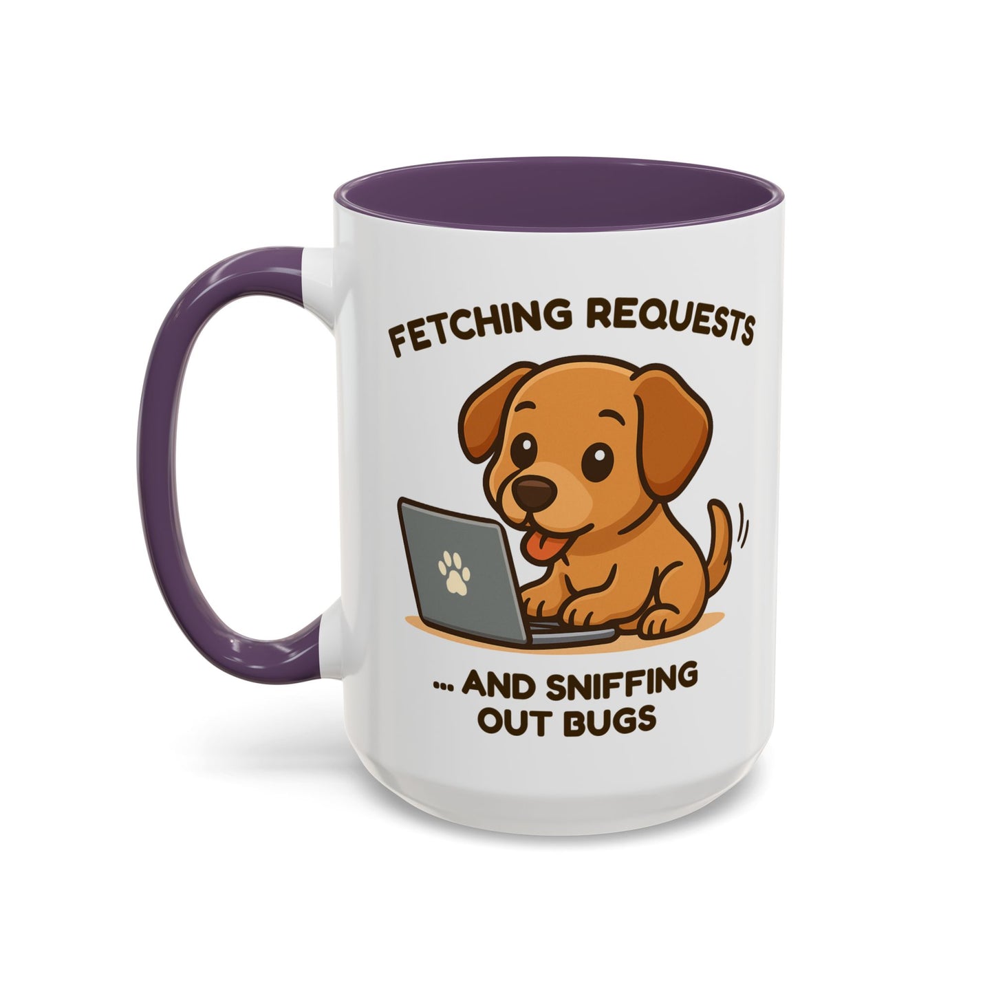Cute Dog Lover Programmer Mug - Funny Dog Coffee Cup - Gift for Dog Mom or Dog Dad - Pet Owner Gift - Puppy Themed Mug - Gift for Him or Her