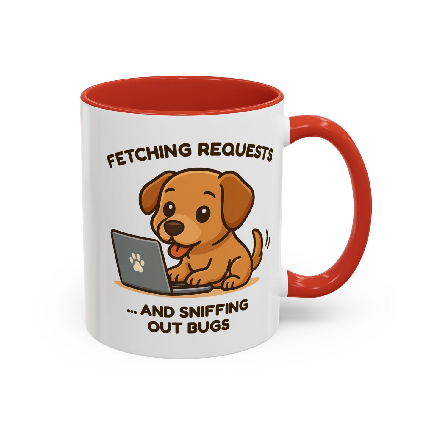 Cute Dog Lover Programmer Mug - Funny Dog Coffee Cup - Gift for Dog Mom or Dog Dad - Pet Owner Gift - Puppy Themed Mug - Gift for Him or Her