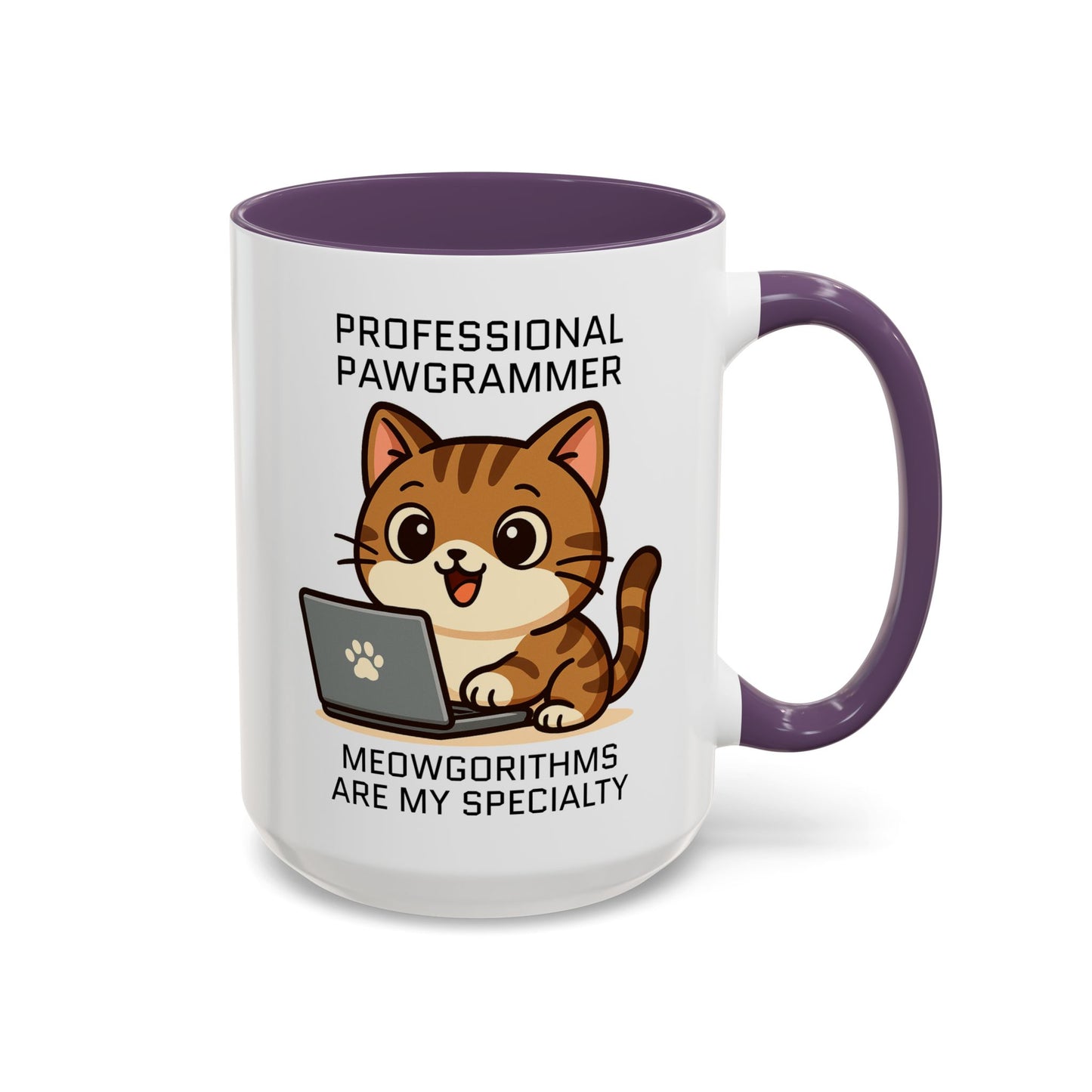 Funny Cat Programmer Mug - Cat Lover Gift - Gift for Him or Her - Coding Mug for Developers - Geeky Tech Coffee Cup - Meowgorithm Joke Mug