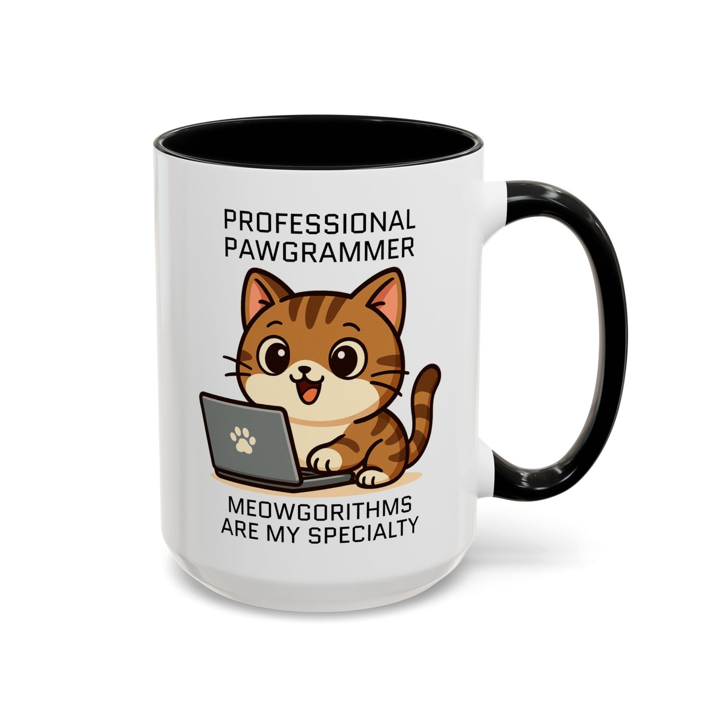 Funny Cat Programmer Mug - Cat Lover Gift - Gift for Him or Her - Coding Mug for Developers - Geeky Tech Coffee Cup - Meowgorithm Joke Mug