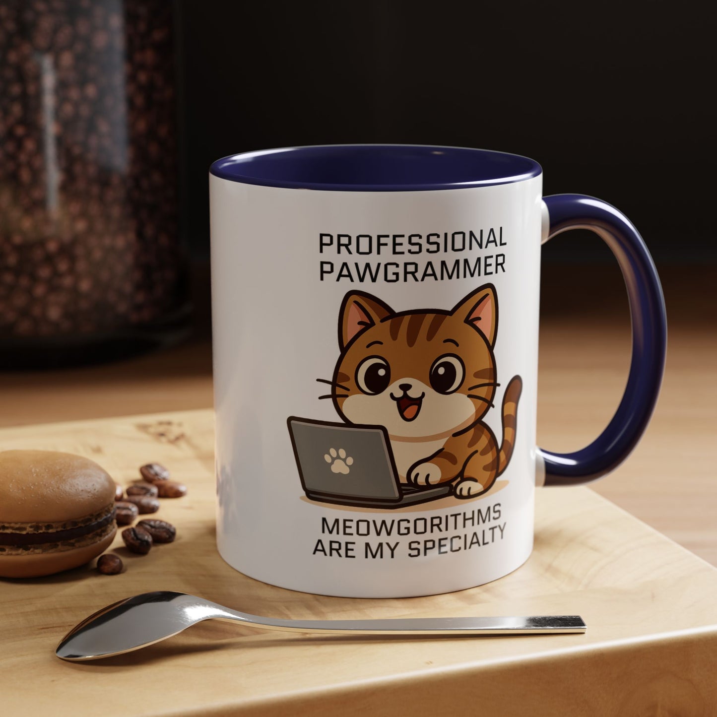 Funny Cat Programmer Mug - Cat Lover Gift - Gift for Him or Her - Coding Mug for Developers - Geeky Tech Coffee Cup - Meowgorithm Joke Mug