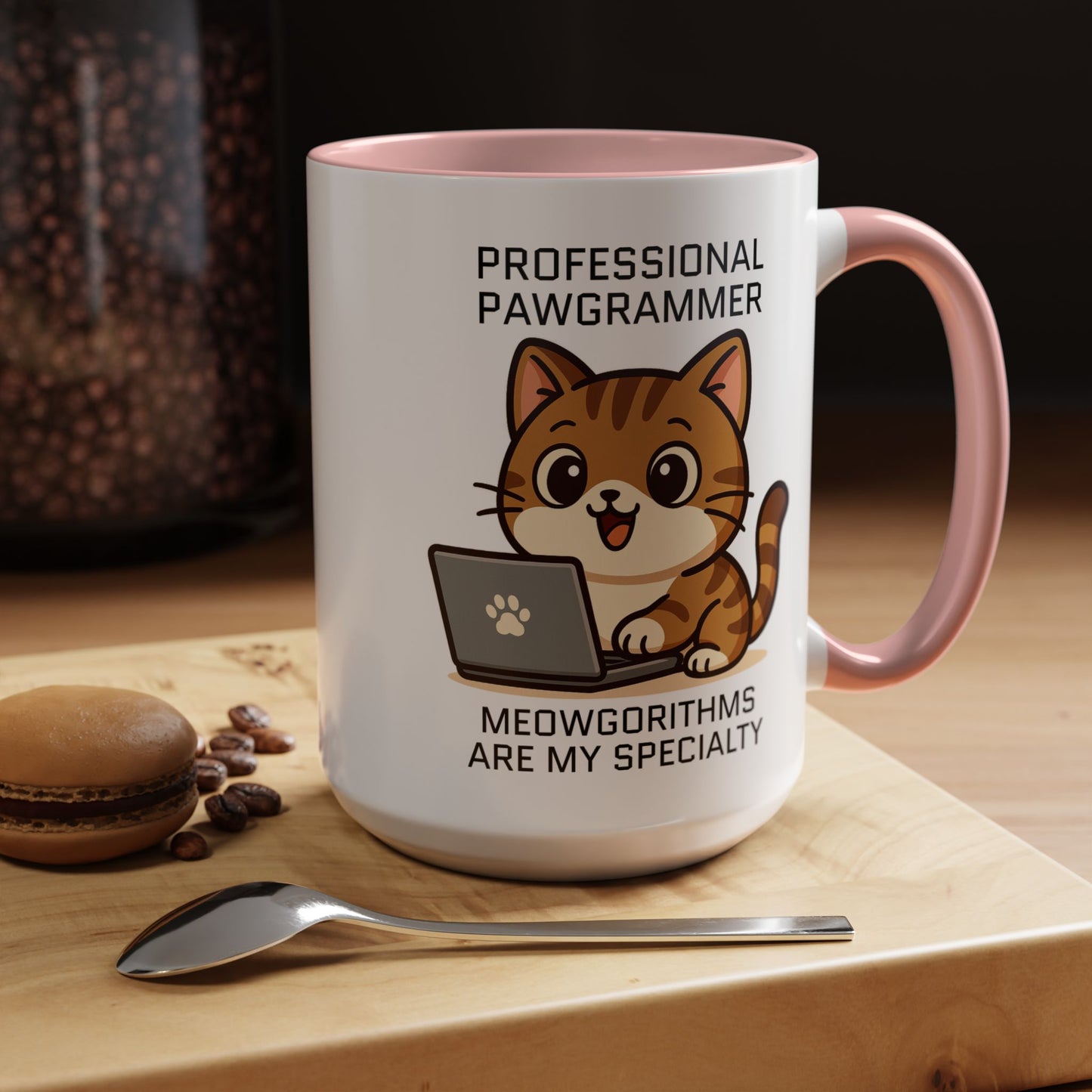 Funny Cat Programmer Mug - Cat Lover Gift - Gift for Him or Her - Coding Mug for Developers - Geeky Tech Coffee Cup - Meowgorithm Joke Mug